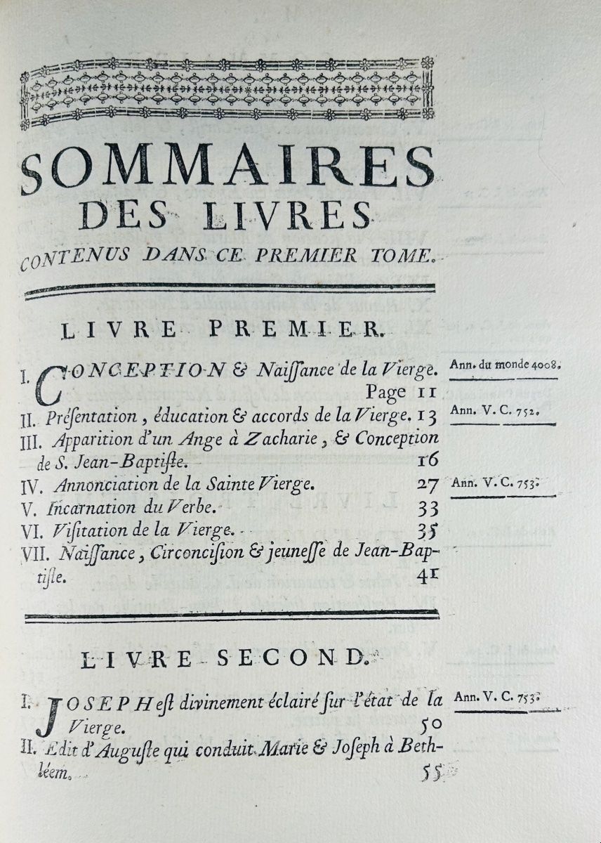BERRUYER - Histoire du peuple de dieu. Neaulme, & Compagnie, 1755, reliure en maroquin rouge.-photo-2