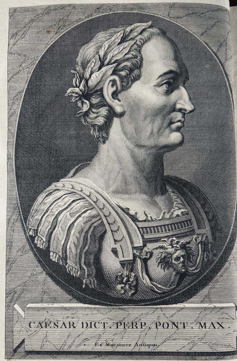 Turpin De Crissé (lancelot) — Commentary By César. Montargis, 1785, 3 Volumes, 40 Engravings.-photo-4