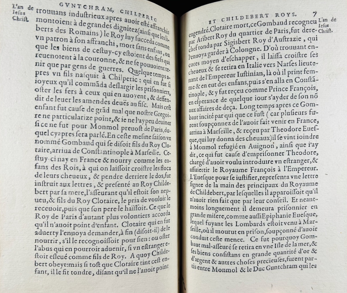 FAUCHET - Les antiquités gauloises et françoises. Chez Jérémie Perier, 1599. Reliure ancienne.-photo-3
