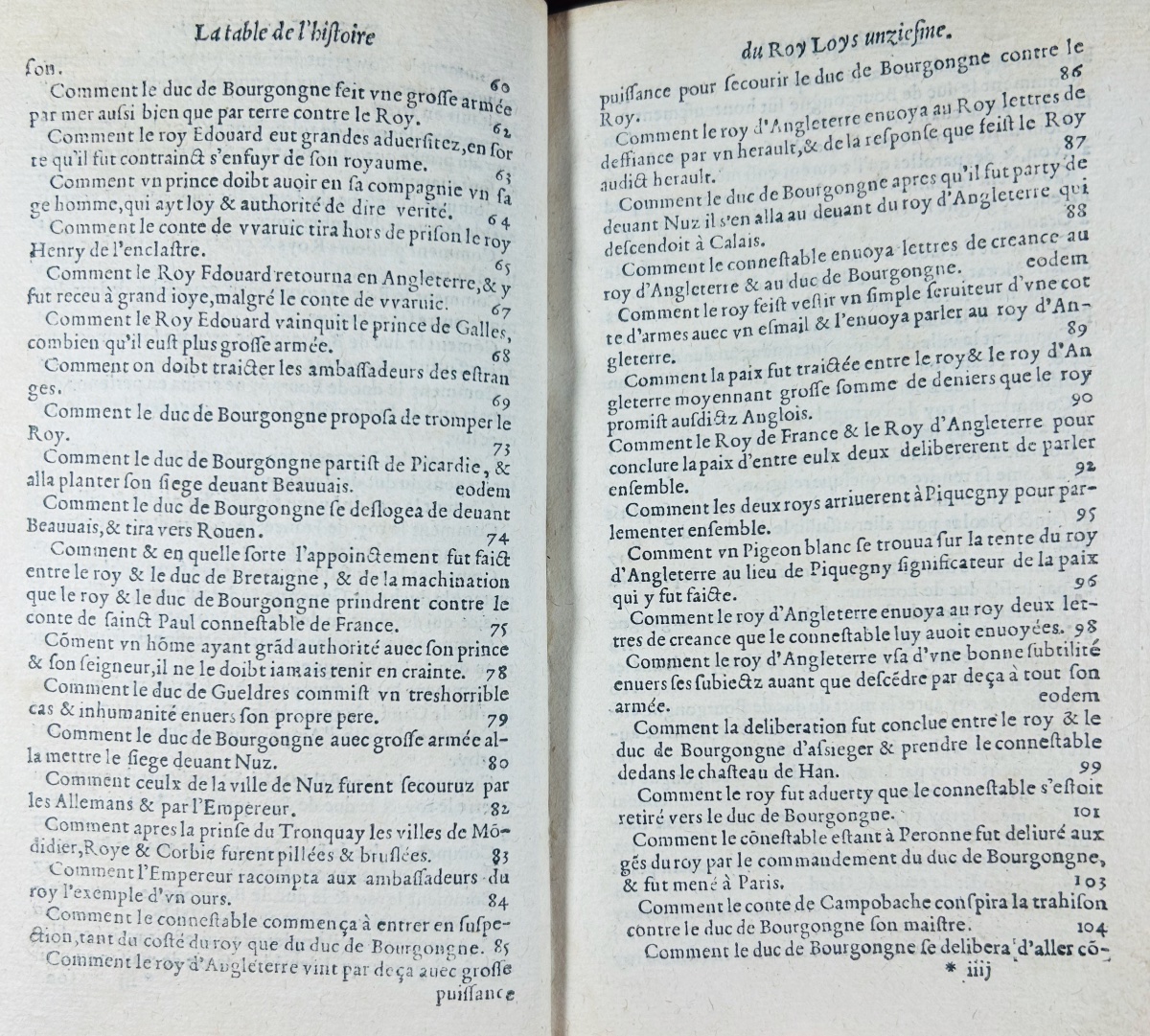 Comines  - Chronicle And History, Written And Compiled By The Late Sir Philippe De Commines. 1549.-photo-2