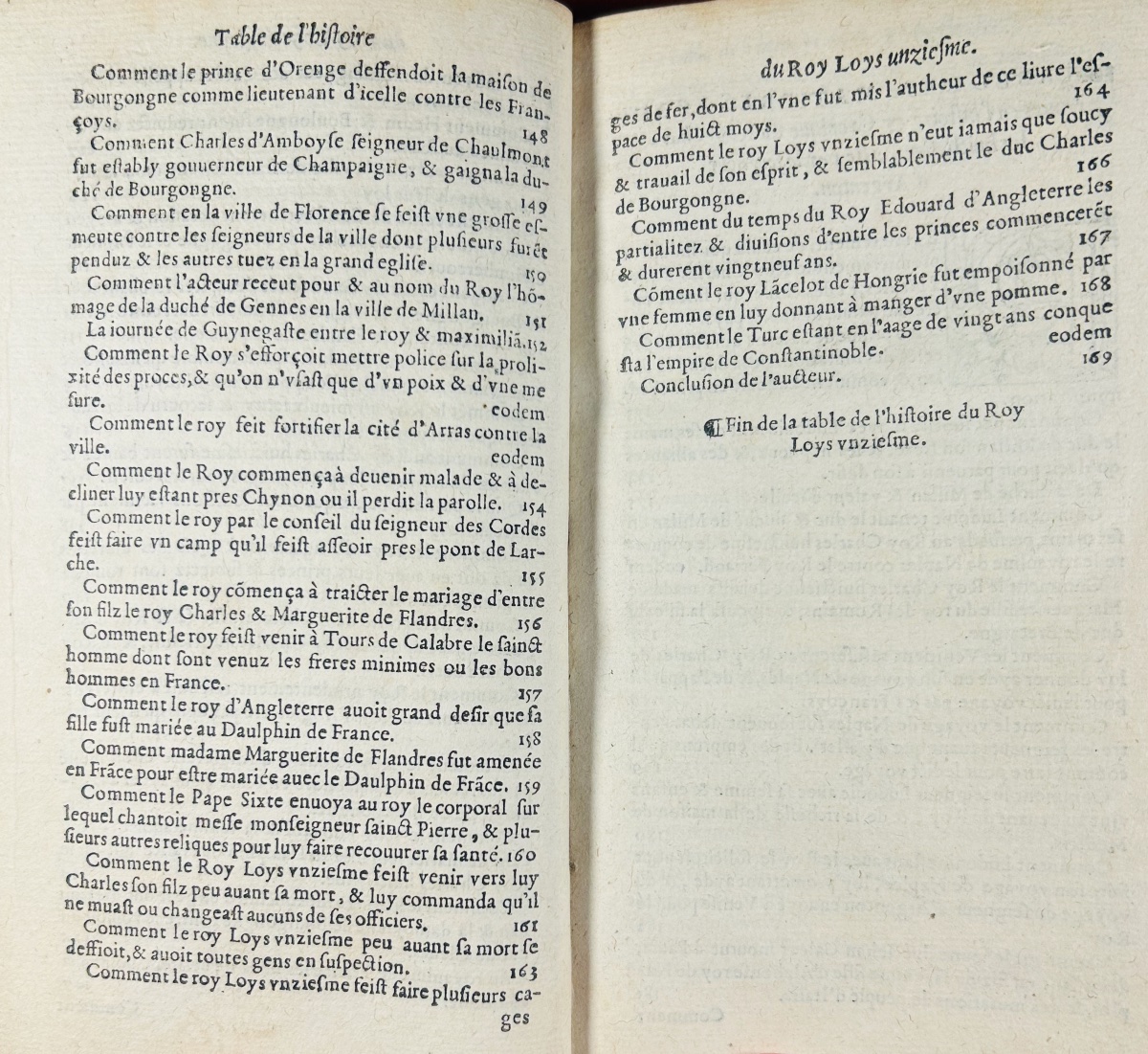 Comines  - Chronicle And History, Written And Compiled By The Late Sir Philippe De Commines. 1549.-photo-4