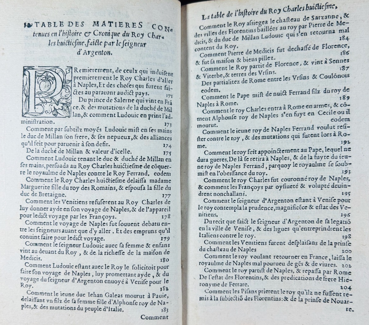 Comines  - Chronicle And History, Written And Compiled By The Late Sir Philippe De Commines. 1549.-photo-5