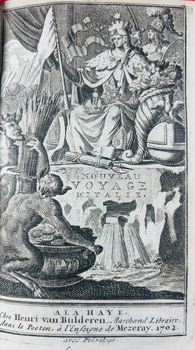 Misson (françois-maximilien) - A New Journey Through Italy. Published By Van Bulderen, 1702, 72 Plates.-photo-2
