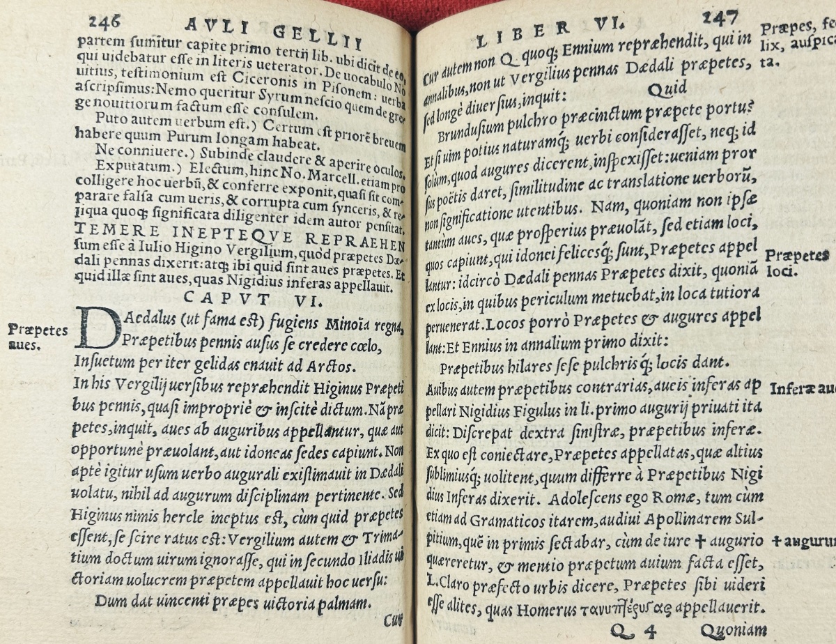 GELLE (Aulu) - Auli Gellii luctulentissimi scriptoris noctes atticae. Chez Gymnich, 1541.-photo-3