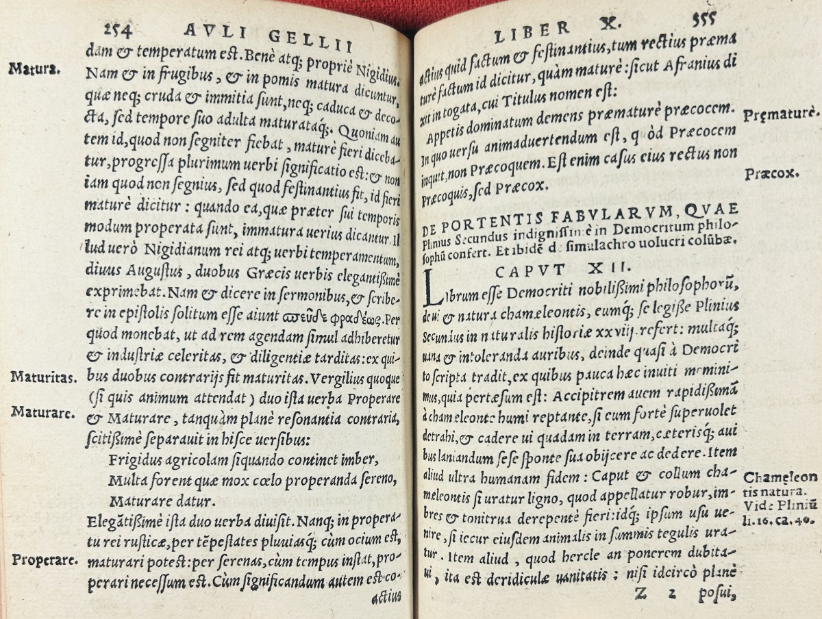 GELLE (Aulu) - Auli Gellii luctulentissimi scriptoris noctes atticae. Chez Gymnich, 1541.-photo-4