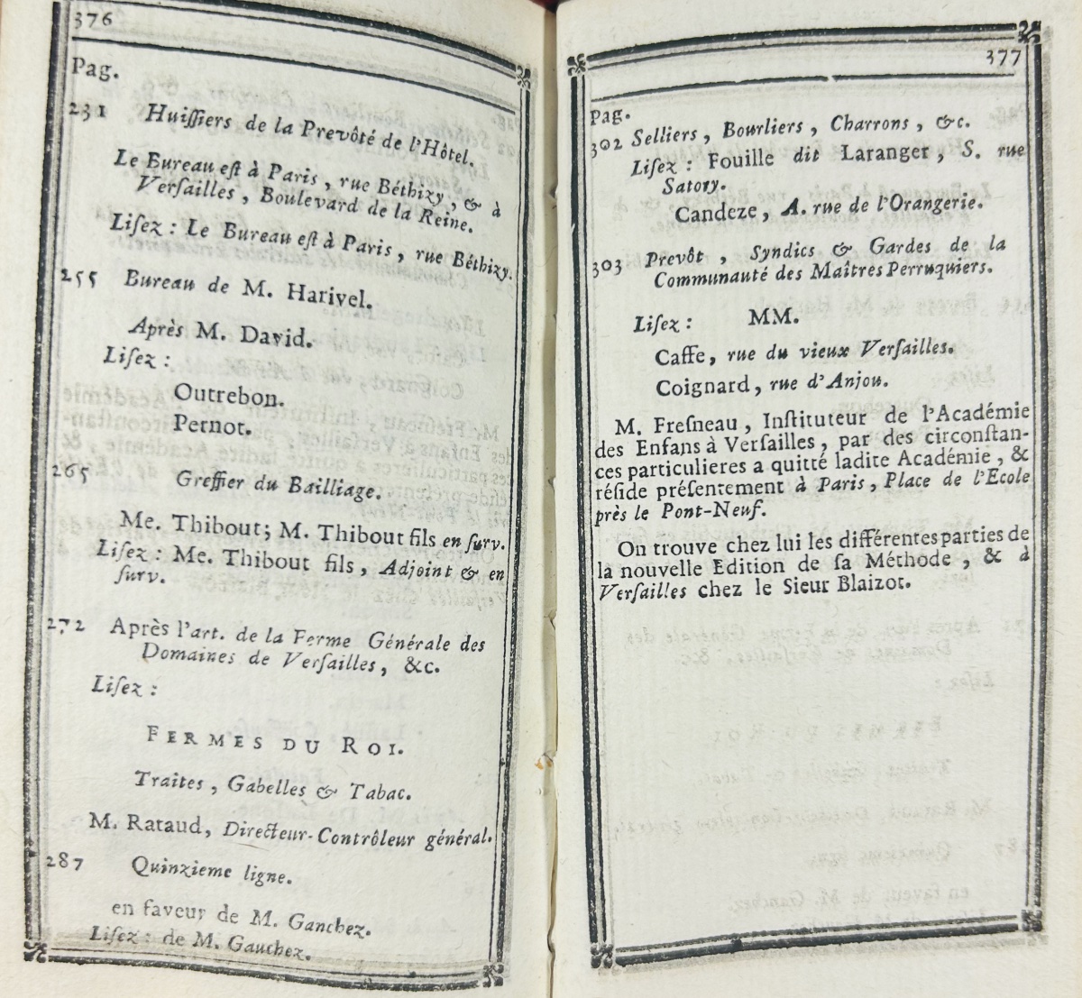 [versailles] - Almanac Of Versailles. Published By Blaizot, 1785. Bound In Full Green Morocco Leather.-photo-2