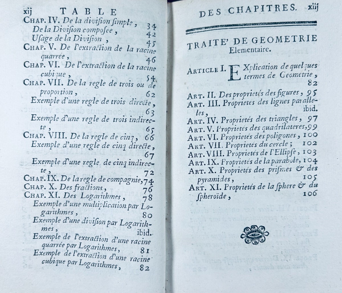 OZANAM (Jacques) - Traité de l'arpentage et du toisé.  Chez Jombert, 1747, 12 planches, relié.-photo-3