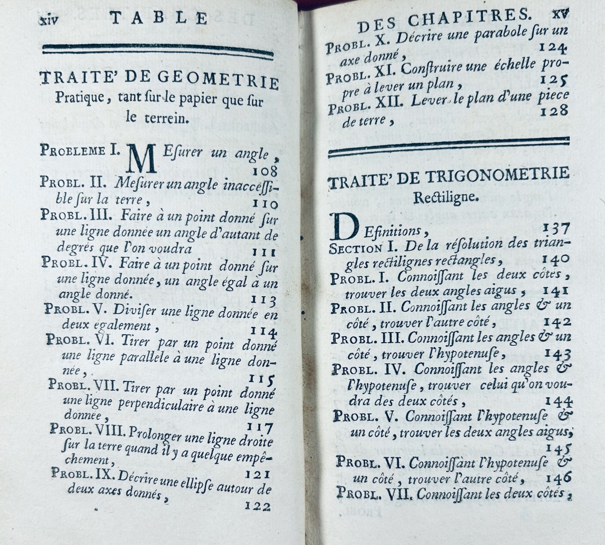OZANAM (Jacques) - Traité de l'arpentage et du toisé.  Chez Jombert, 1747, 12 planches, relié.-photo-4