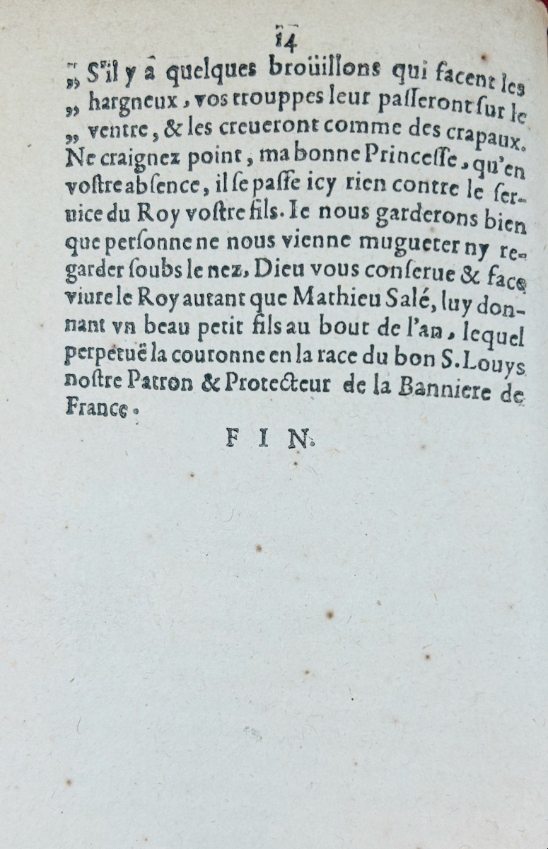 [PAMPHLET] - Le sire Benoist ferreur d'esguillettes. 1615, cartonnage papier du 19ème siècle.-photo-4