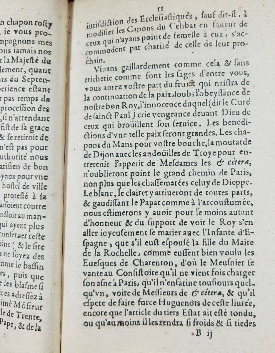 [PAMPHLET] - Le sire Benoist ferreur d'esguillettes. 1615, cartonnage papier du 19ème siècle.-photo-5