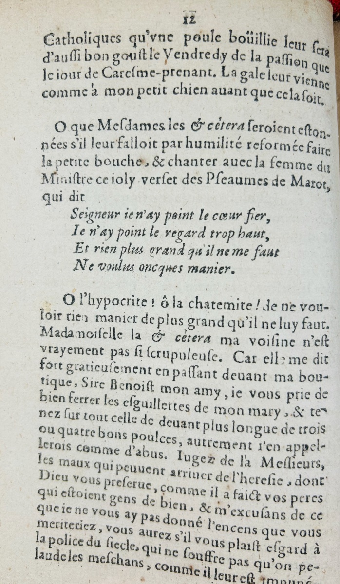 [PAMPHLET] - Le sire Benoist ferreur d'esguillettes. 1615, cartonnage papier du 19ème siècle.-photo-6