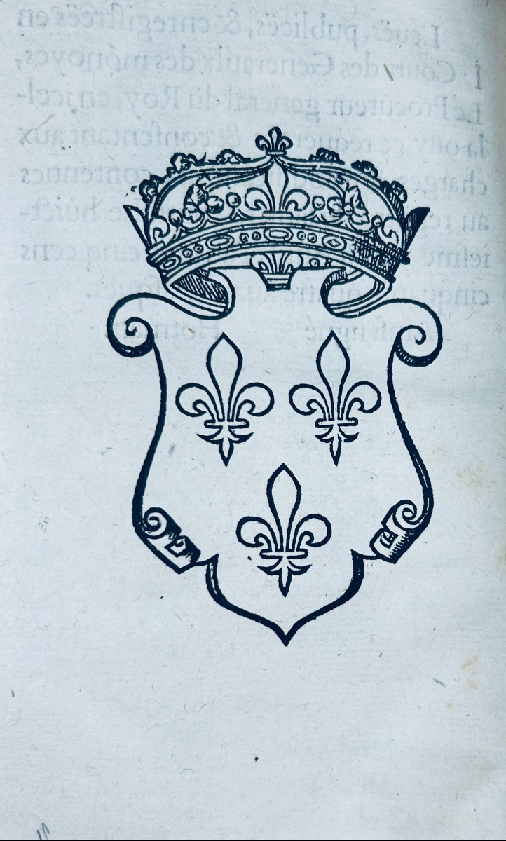 [DROIT] - Edict faict par le roy sur la réformation, réduction, & reiglement des Orfêvres. 1554-photo-6