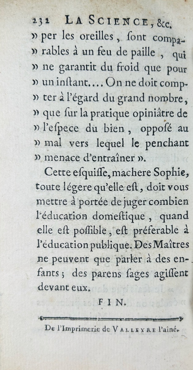 Cerfvol - *gamology, Or On The Education Of Girls Intended For Marriage*. Duchesne, 1772.-photo-6