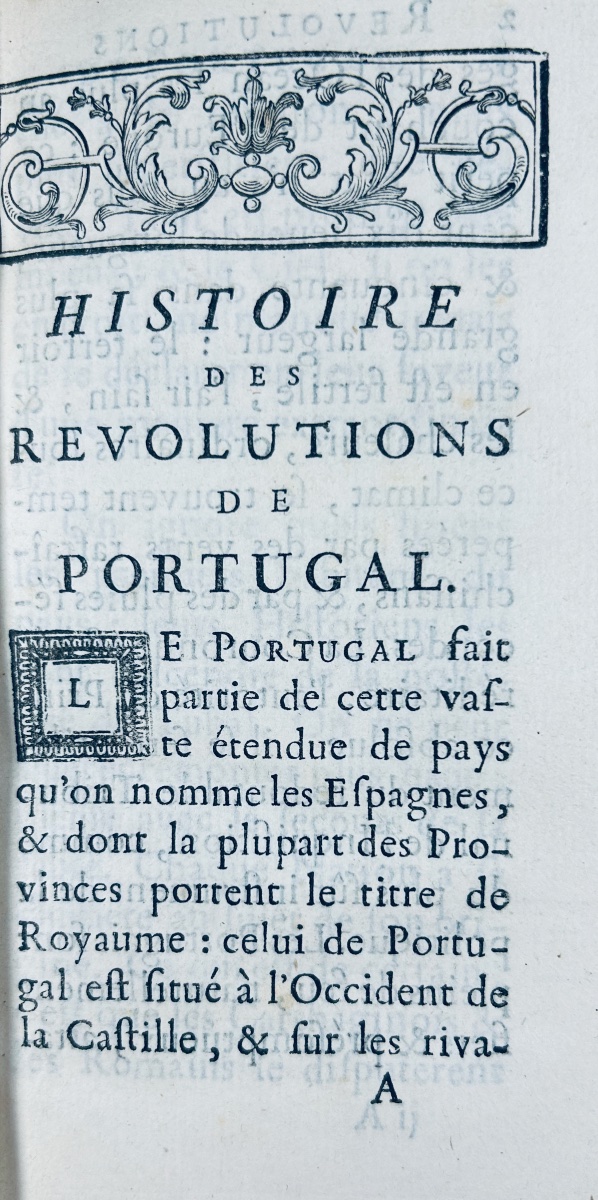 VERTOT (René Aubert de) - Révolutions de Portugal. Nyon, Didot, Quillau et Brocas, 1750.-photo-4