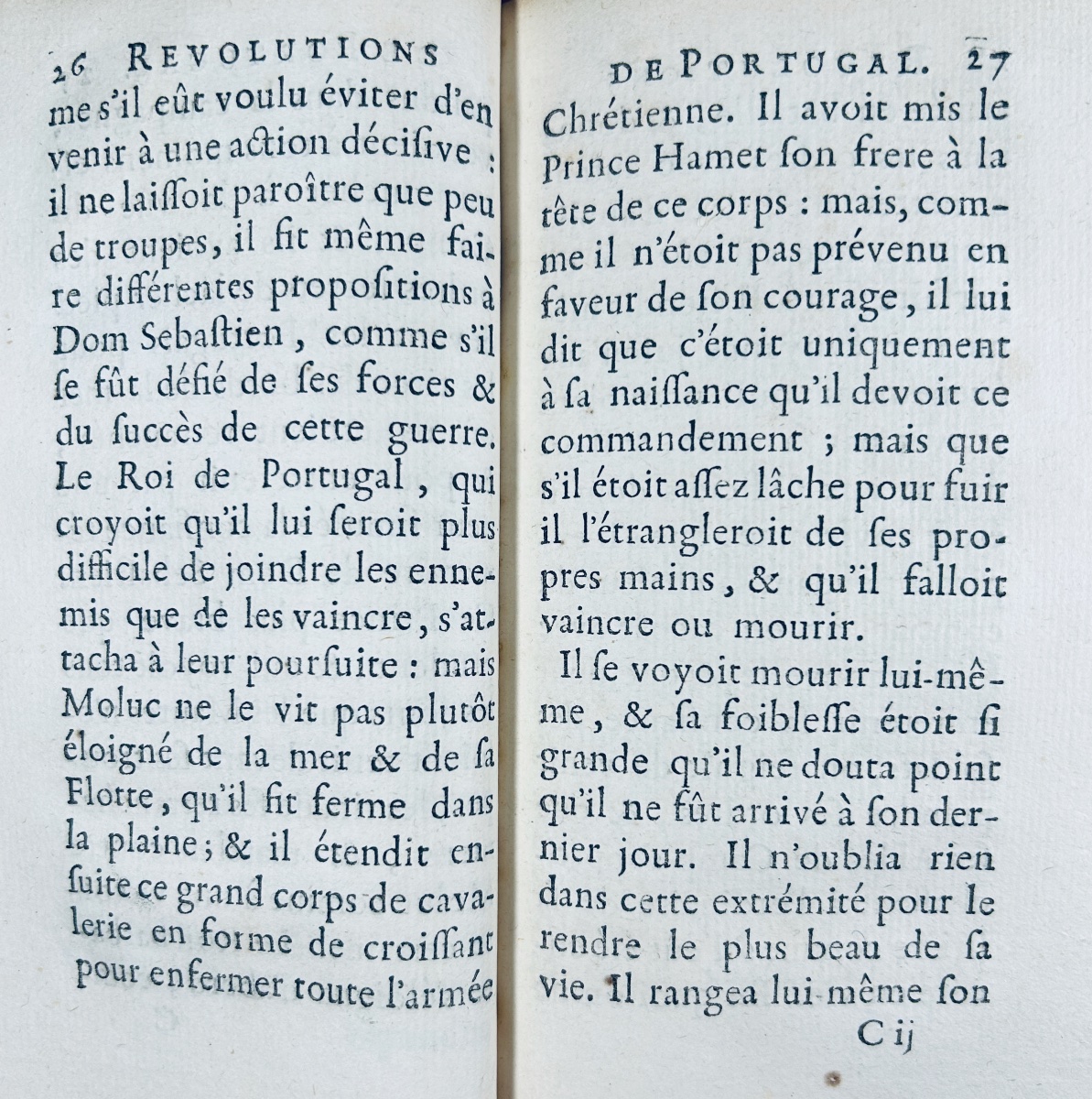 VERTOT (René Aubert de) - Révolutions de Portugal. Nyon, Didot, Quillau et Brocas, 1750.-photo-7