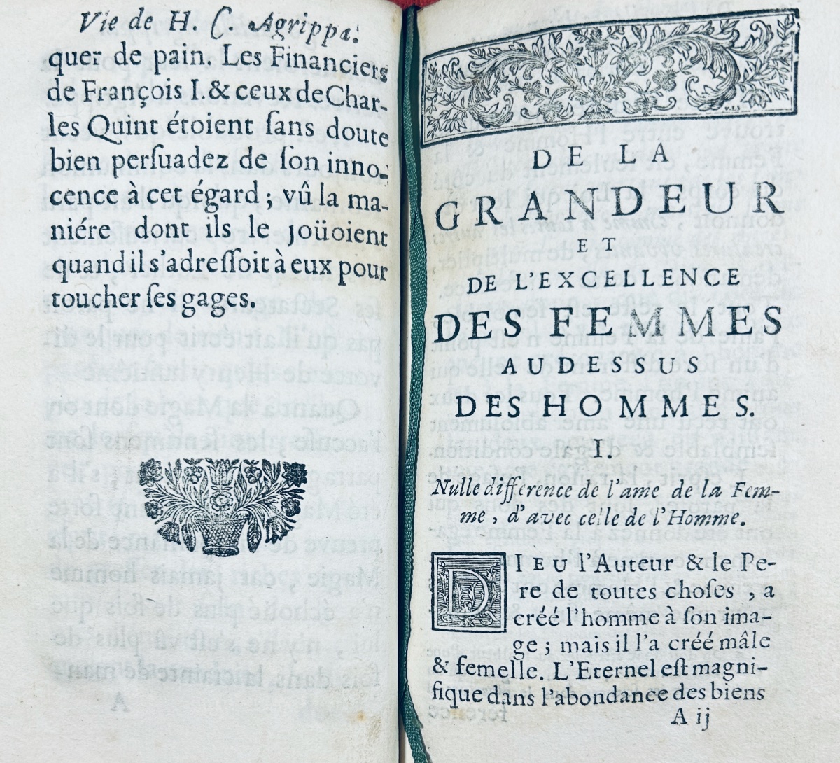 [agrippa Von Nettesheim] - On The Greatness And Excellence Of Women. Published By Bahuty, 1713.-photo-2