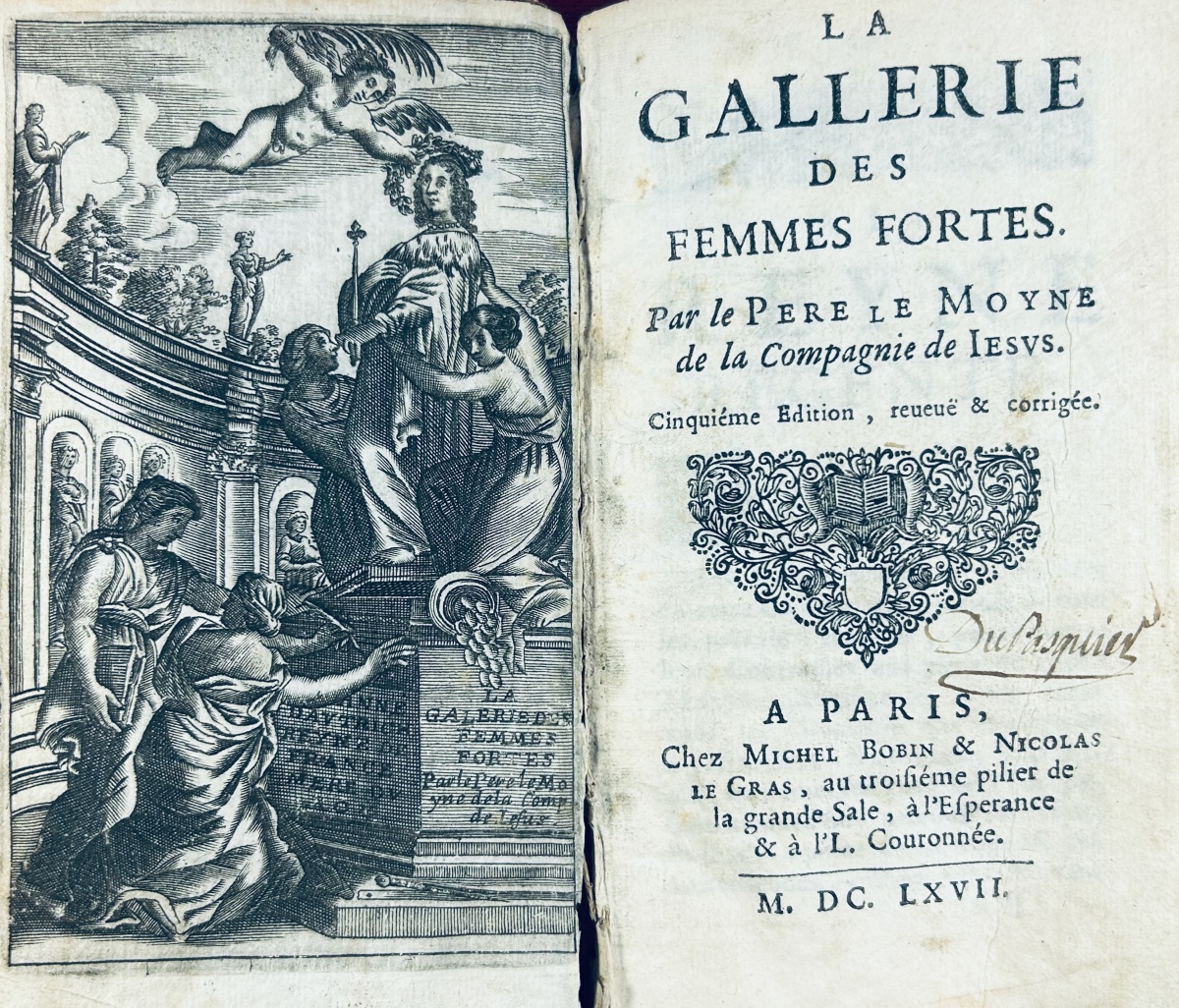 Le Moyne (father) - The Gallery Of Strong Women. Published By Michel Bobin And Nicolas Le Gras, 1667.-photo-3