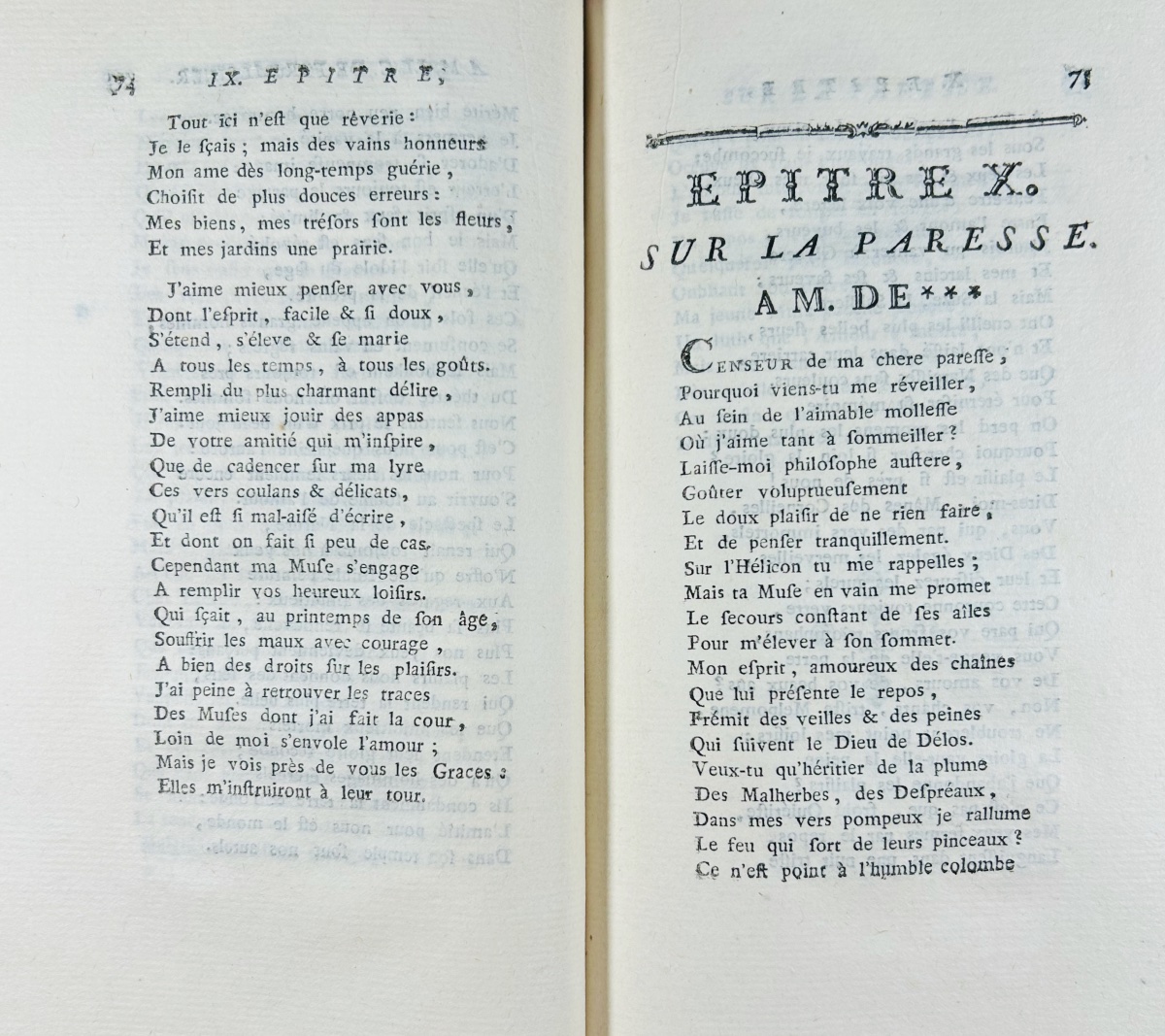[bernis] - Complete Works, Followed By *the Friend Of Nature*. 1771, Beautiful Period Binding.-photo-5