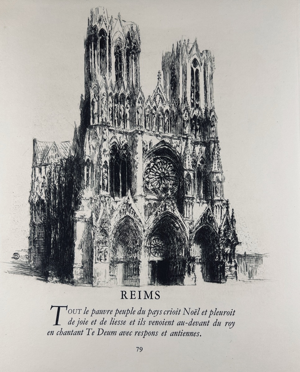 [bouchery] - Durand-lefebvre (marie) - Cathedrals: From Chartres To Beauvais. 1950.-photo-3