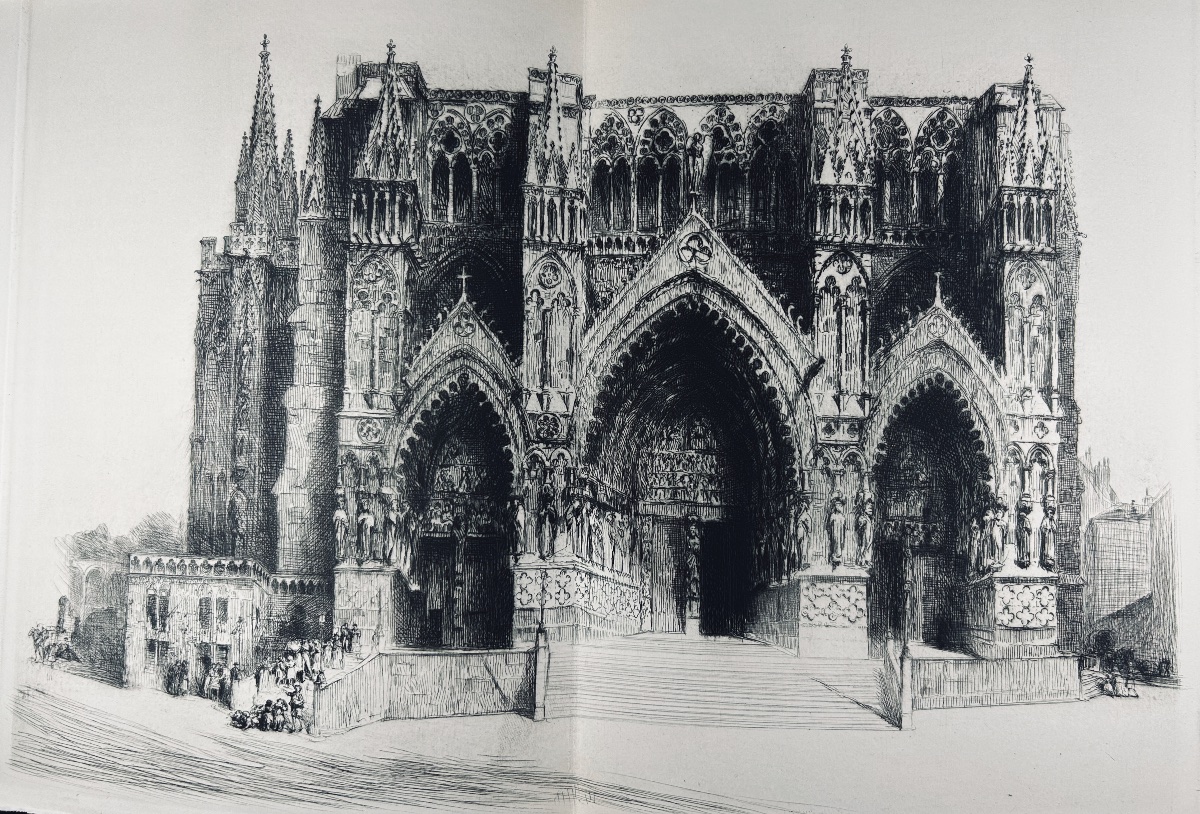 [bouchery] - Durand-lefebvre (marie) - Cathedrals: From Chartres To Beauvais. 1950.-photo-5