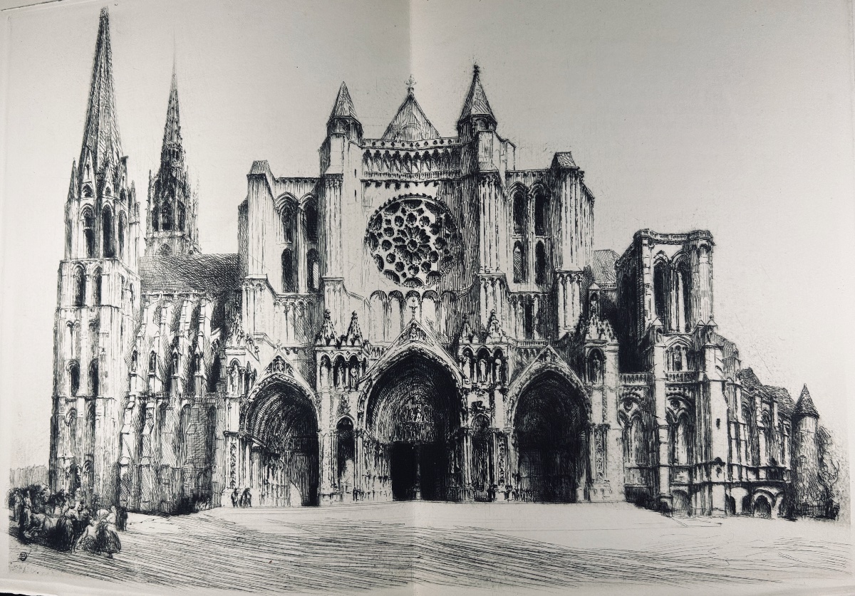 [bouchery] - Durand-lefebvre (marie) - Cathedrals: From Chartres To Beauvais. 1950.
