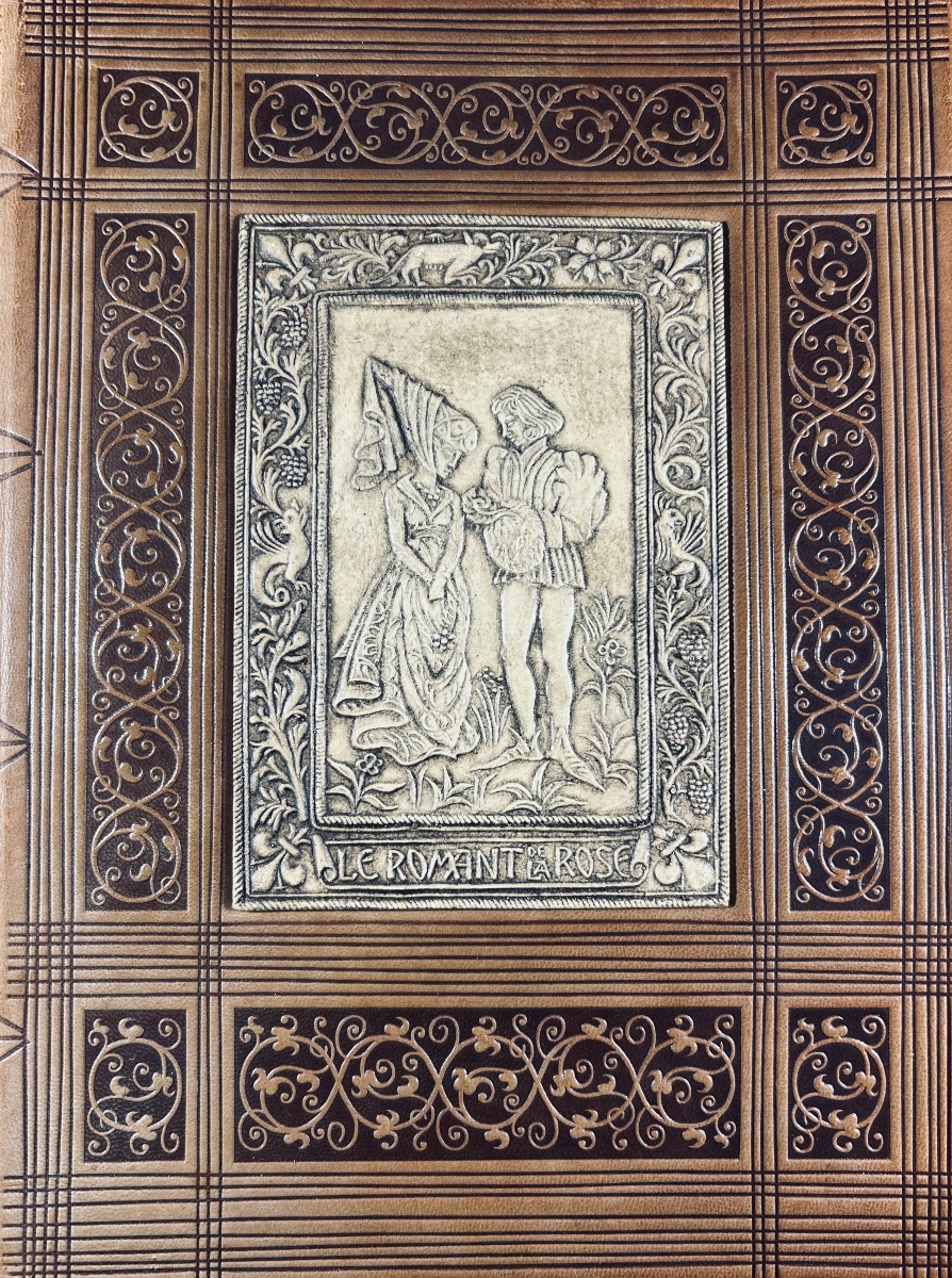 [HUBERT] - JEHAN DE MEUNG - Le roman de la Rose. Éditions de l'Ibis, 1969, reliure d'éditeur.