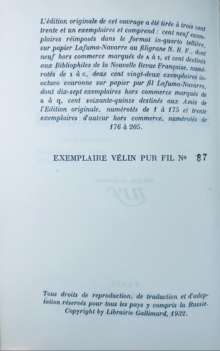 Dabit (eugène) - *villa Oasis, Or The Pseudo-bourgeois*. Paris: Gallimard, 1932, First Edition.-photo-4