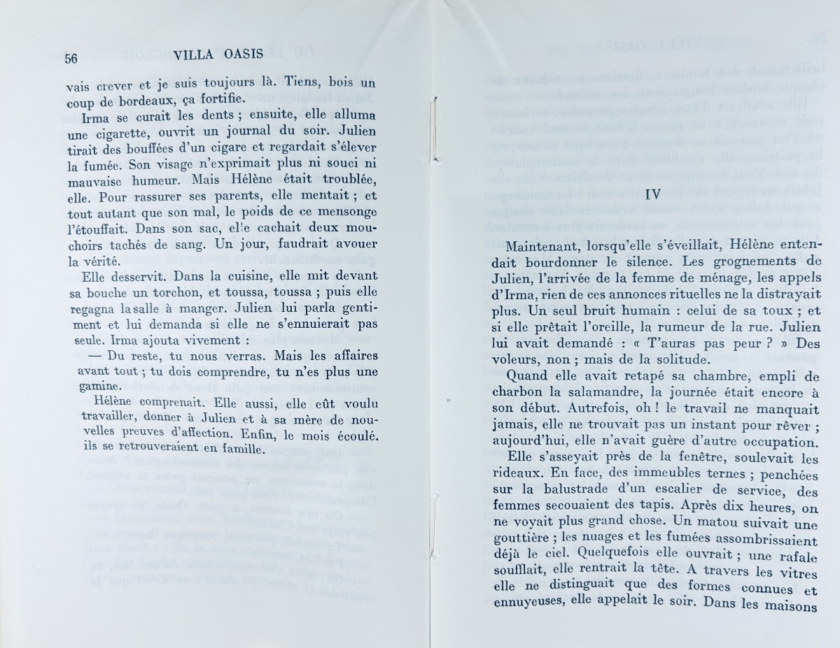 Dabit (eugène) - *villa Oasis, Or The Pseudo-bourgeois*. Paris: Gallimard, 1932, First Edition.-photo-3