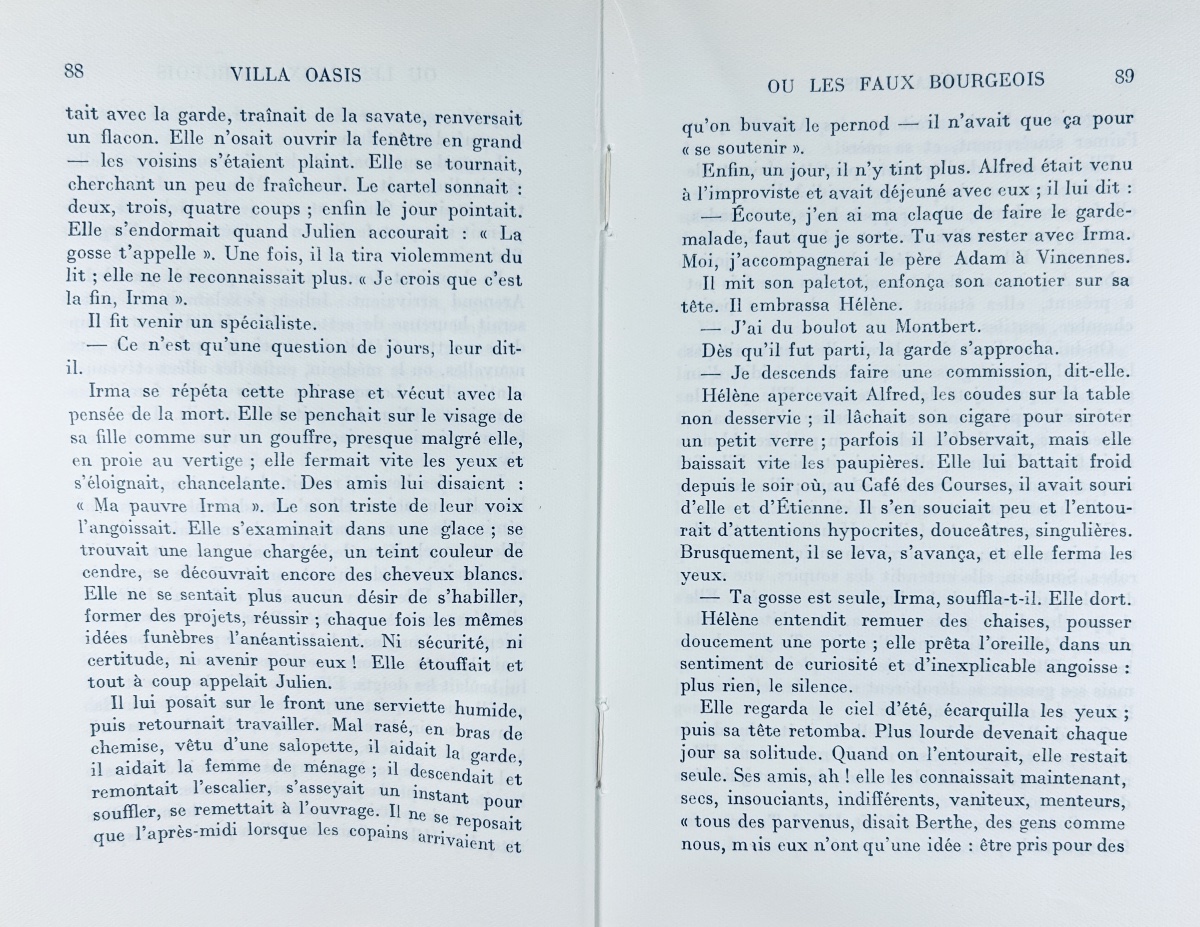 Dabit (eugène) - *villa Oasis, Or The Pseudo-bourgeois*. Paris: Gallimard, 1932, First Edition.-photo-5