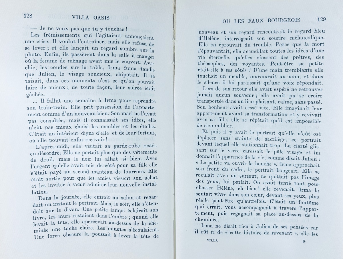 Dabit (eugène) - *villa Oasis, Or The Pseudo-bourgeois*. Paris: Gallimard, 1932, First Edition.-photo-6