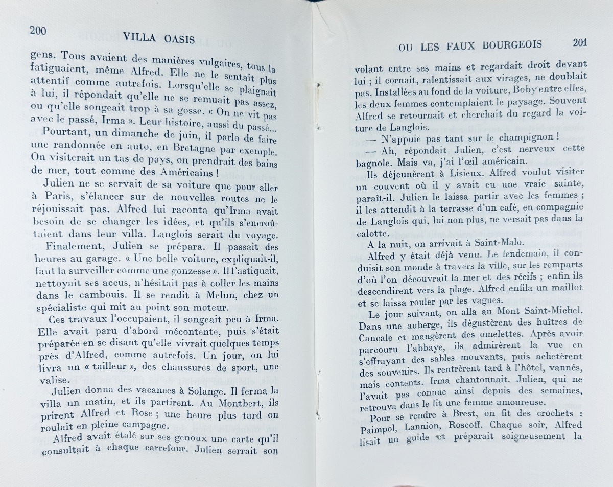 Dabit (eugène) - *villa Oasis, Or The Pseudo-bourgeois*. Paris: Gallimard, 1932, First Edition.-photo-8
