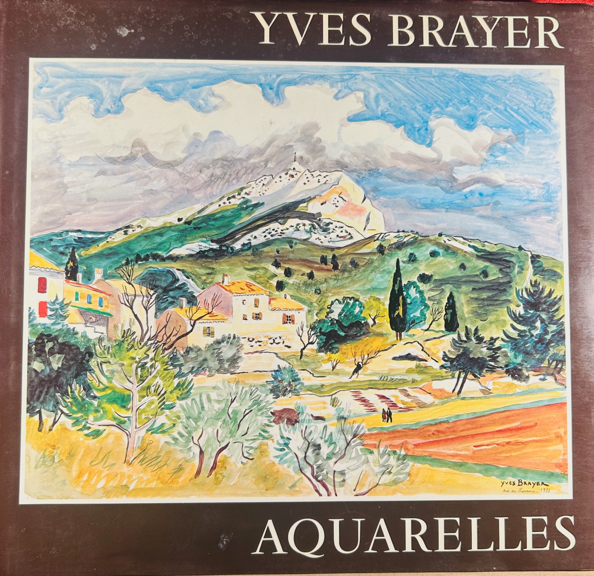 Brayer And Mazars - Watercolors. 1978, With An Accompanying Drawing Dated And Signed By Yves Brayer.-photo-2