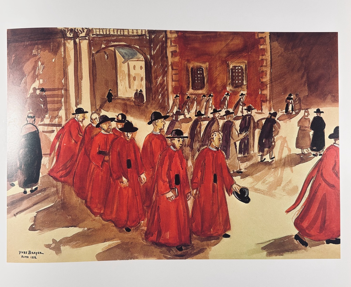 Brayer And Mazars - Watercolors. 1978, With An Accompanying Drawing Dated And Signed By Yves Brayer.-photo-5