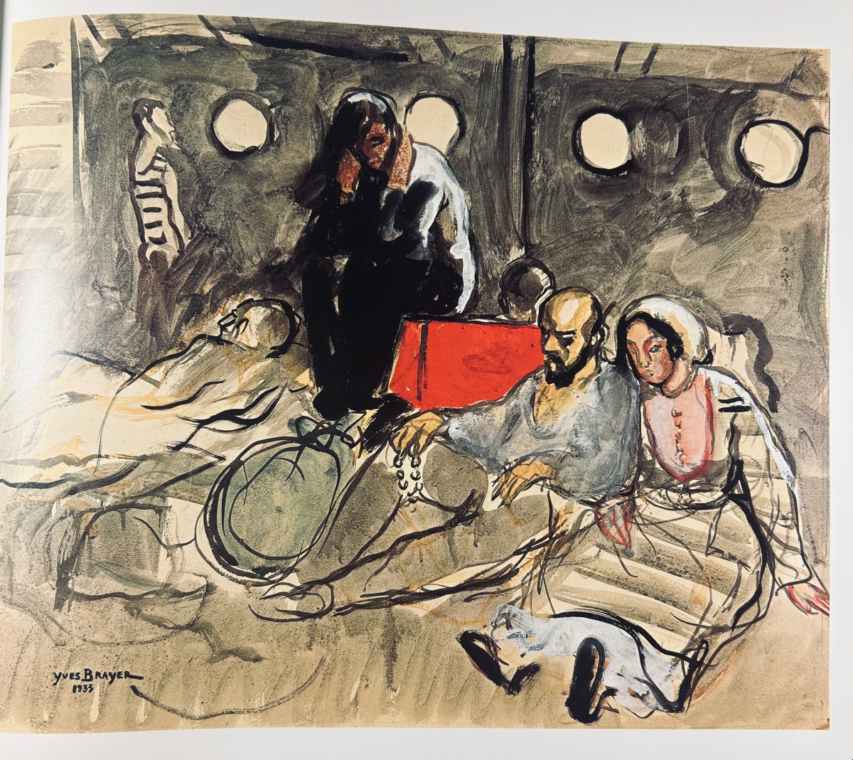Brayer And Mazars - Watercolors. 1978, With An Accompanying Drawing Dated And Signed By Yves Brayer.-photo-6