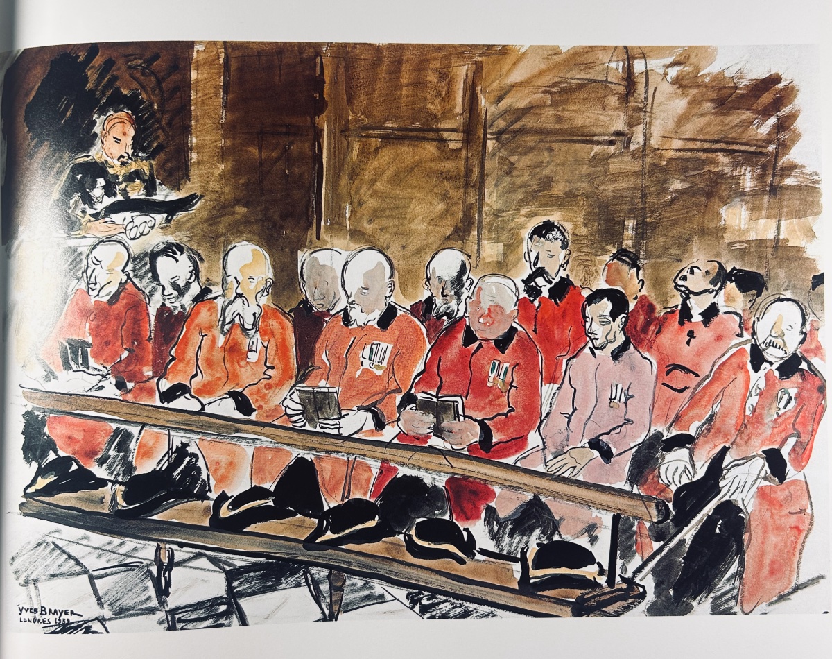 Brayer And Mazars - Watercolors. 1978, With An Accompanying Drawing Dated And Signed By Yves Brayer.-photo-8
