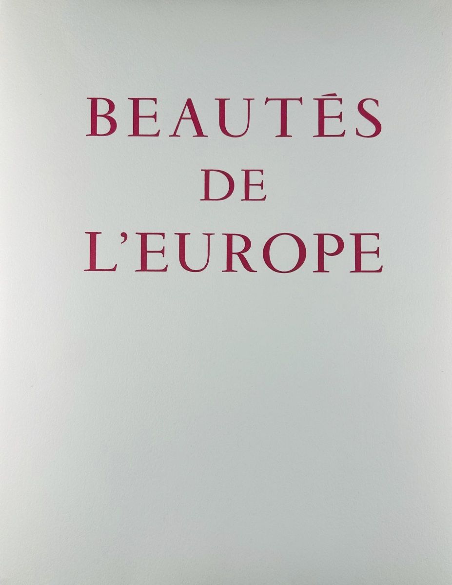 KISCHKA (Ouvrage conçu par) - Beautés de l'Europe. Peintres Témoins de leur Temps. 1971. -photo-2