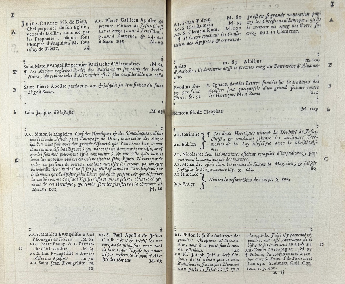 [marcel] - Tablets Of Ecclesiastical History, Divided Into Seventeen Centuries. Langlois, 1680.-photo-1