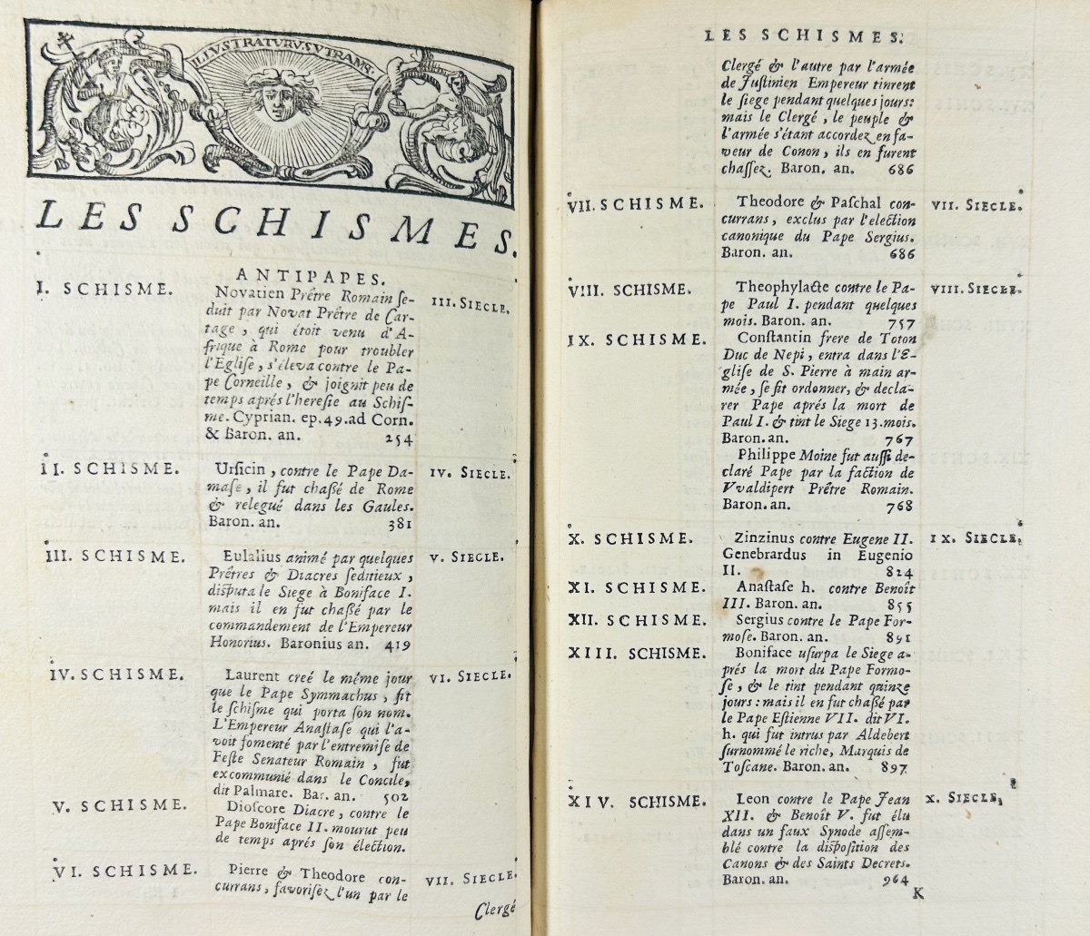 [marcel] - Tablets Of Ecclesiastical History, Divided Into Seventeen Centuries. Langlois, 1680.-photo-3