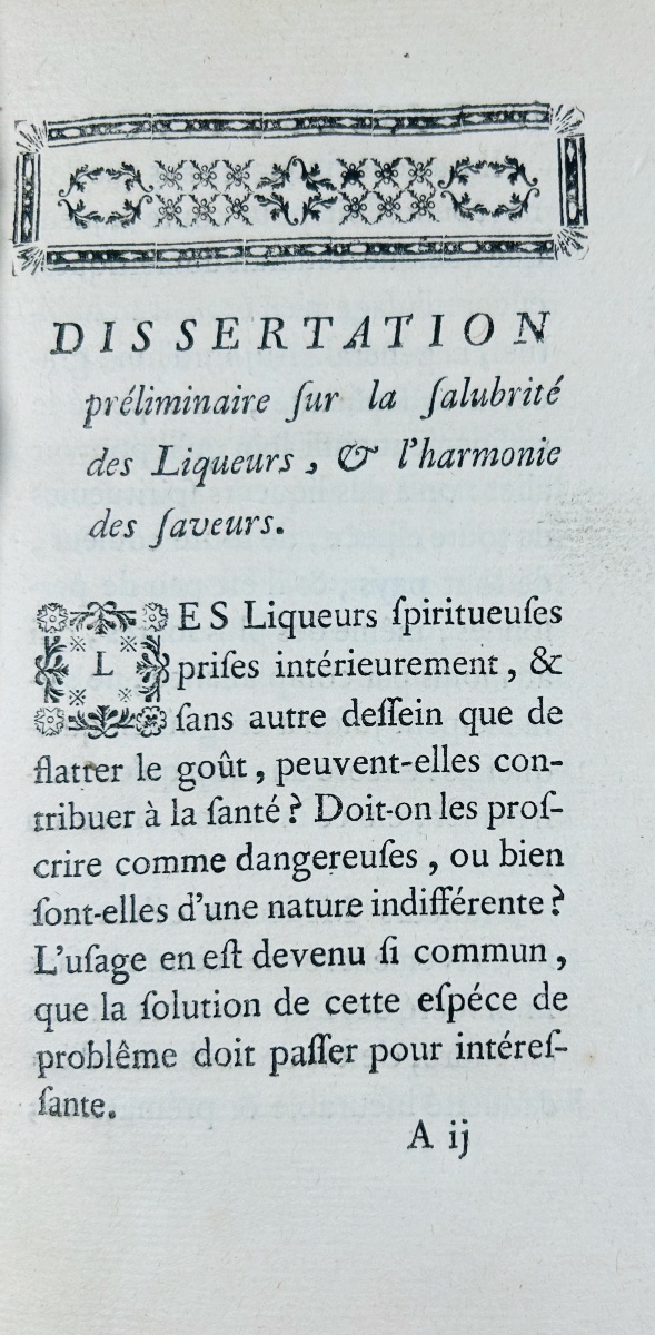 Poncelet (father Polycarpe) - The Chemistry Of Taste And Smell. Published By Le Mercier, 1755, 7 Plates-photo-1