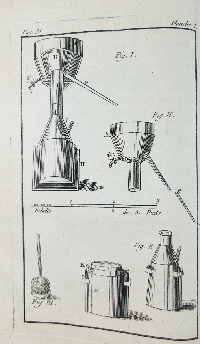 Poncelet (father Polycarpe) - The Chemistry Of Taste And Smell. Published By Le Mercier, 1755, 7 Plates-photo-4