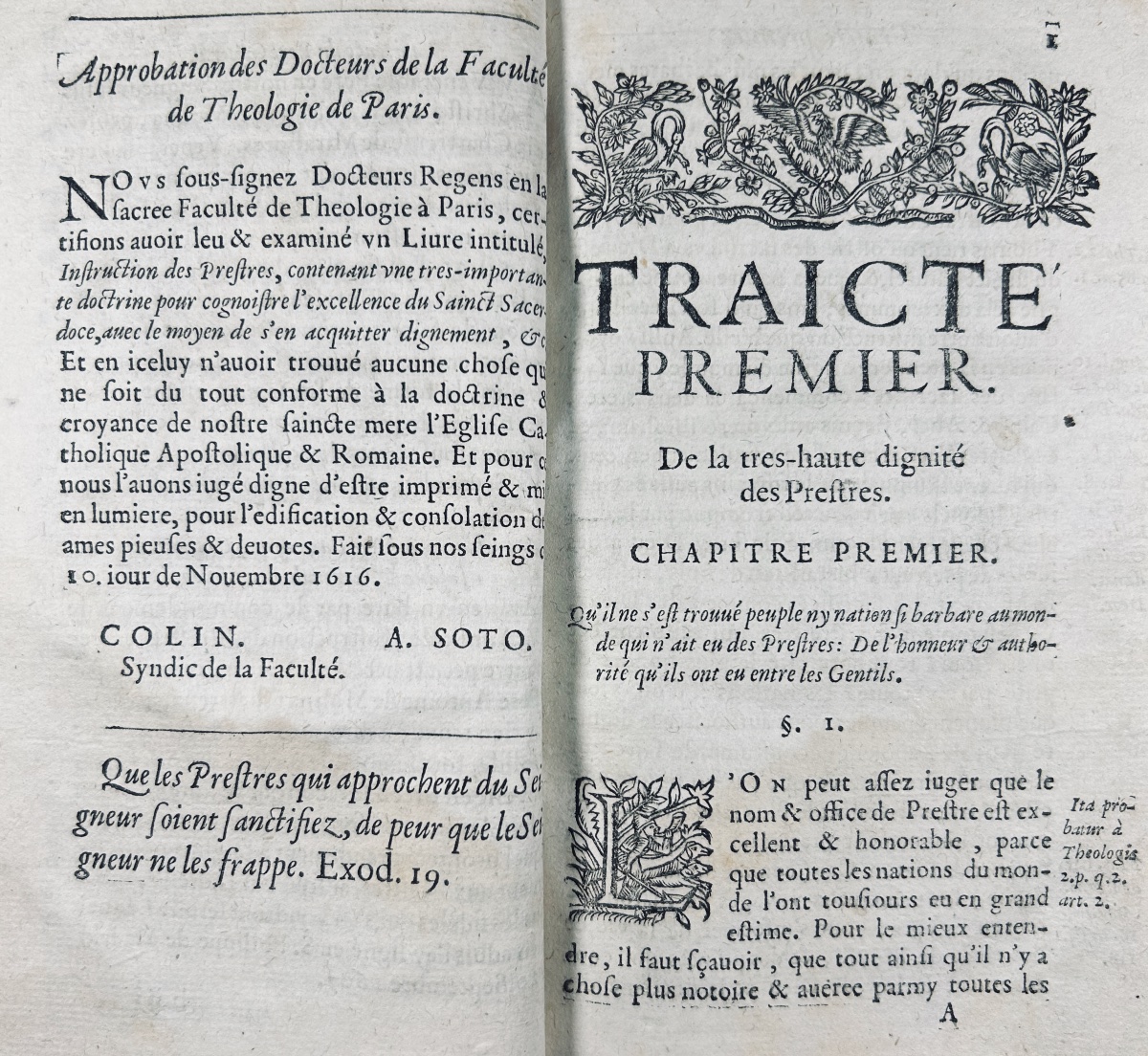 Molina (antoine) - The Instruction Of Priests, Which Contains A Very Important Doctrine. 1616.-photo-2