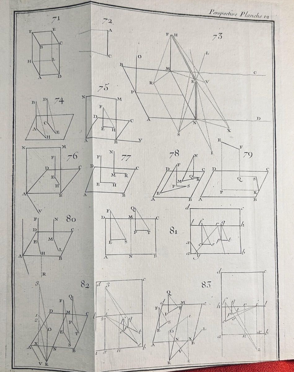 Deideir - A Treatise On Theoretical And Practical Perspective. Published By Jombert, 1770, In A Period Binding.-photo-4