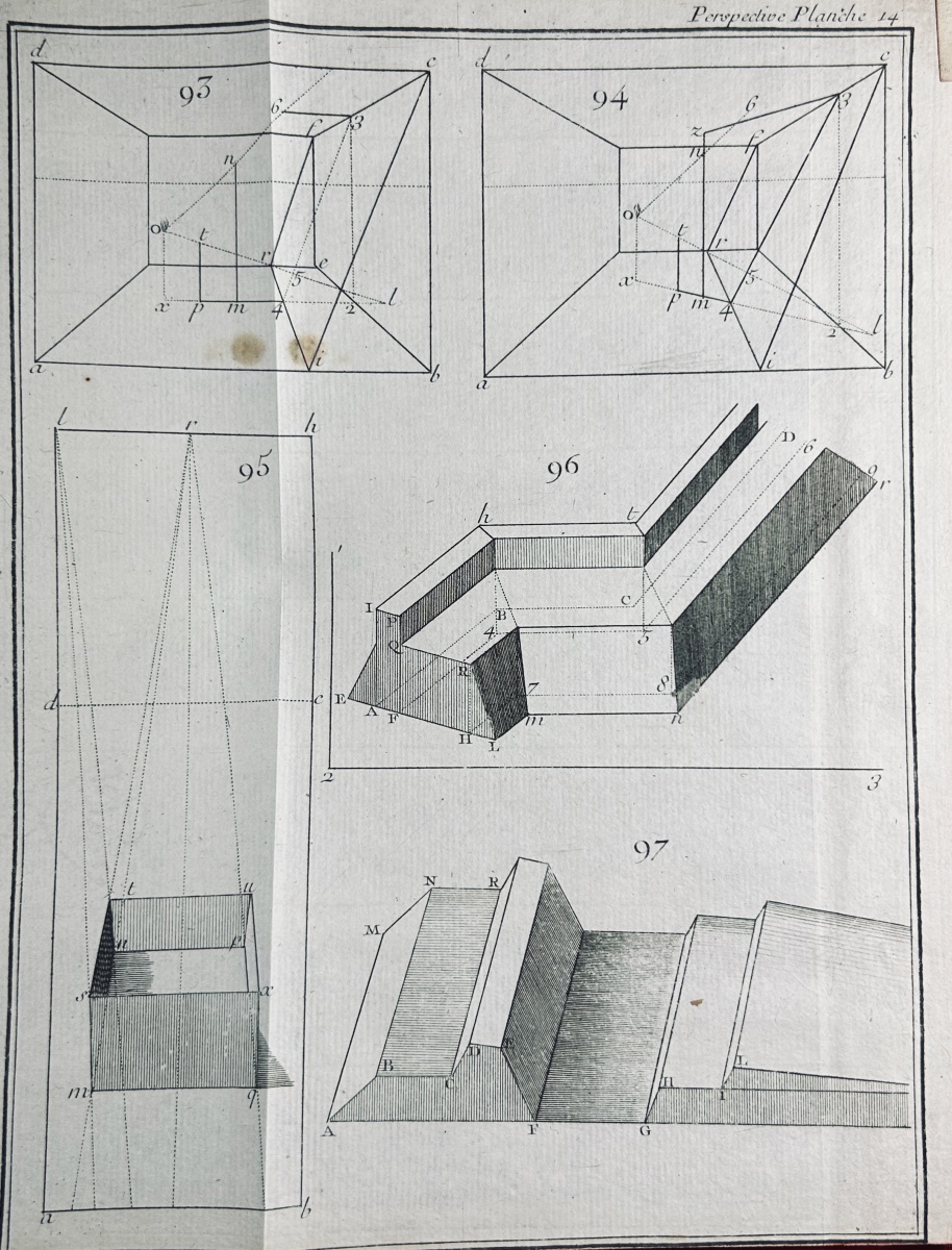 Deideir - A Treatise On Theoretical And Practical Perspective. Published By Jombert, 1770, In A Period Binding.-photo-5