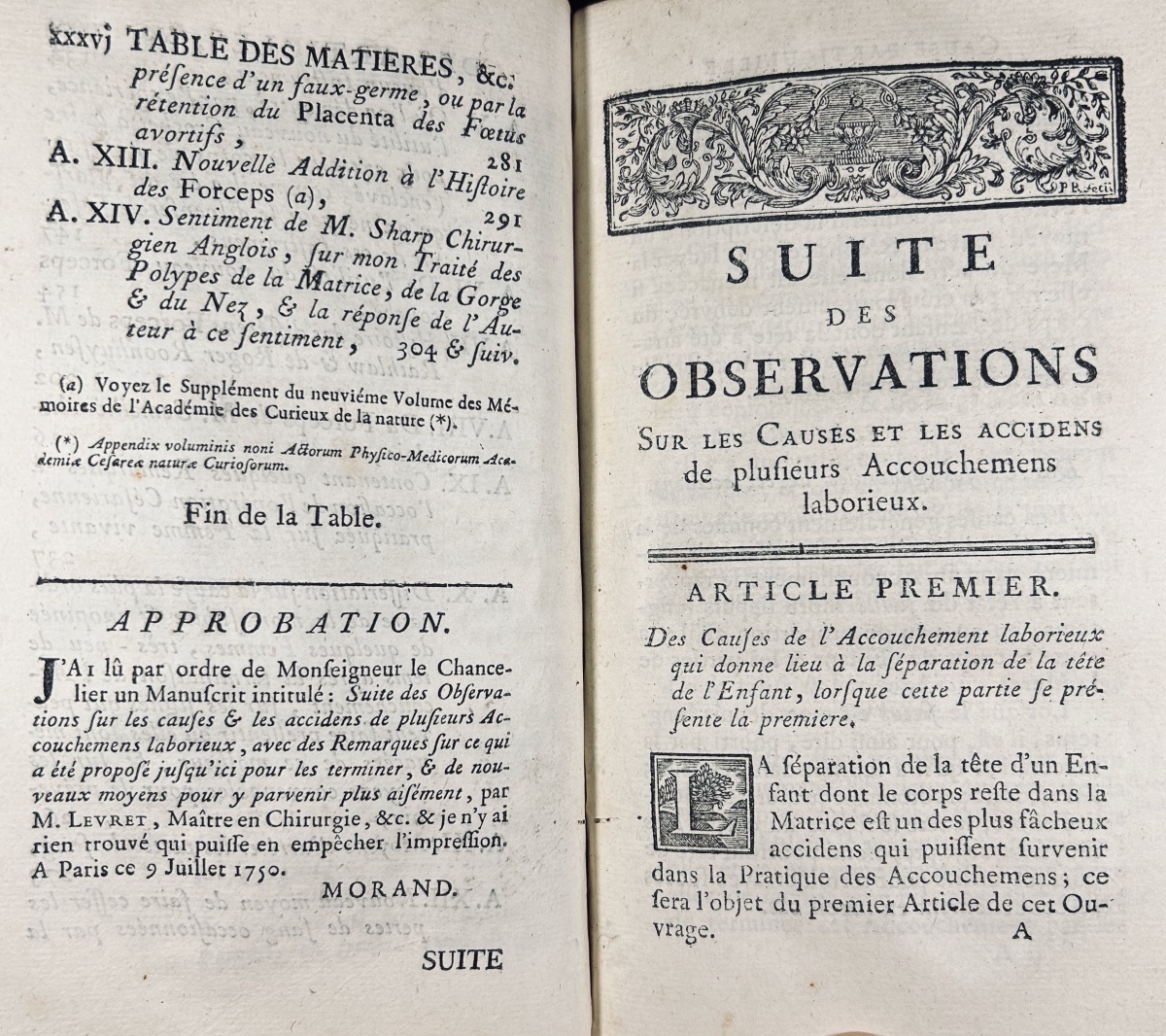 Levret - Observations On The Causes And Circumstances Of Several Difficult Childbirths. 1762.-photo-4