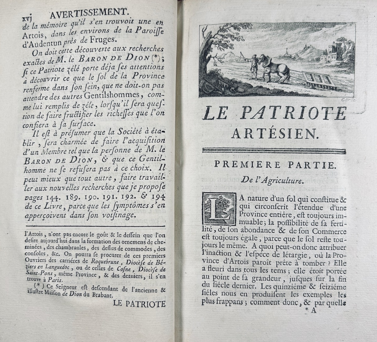 BELLEPIERRE DE NEUVE-EGLISE (L.-J.) - Le Patriote artésien. Chez Despilly et Le Clerc, 1761.-photo-4