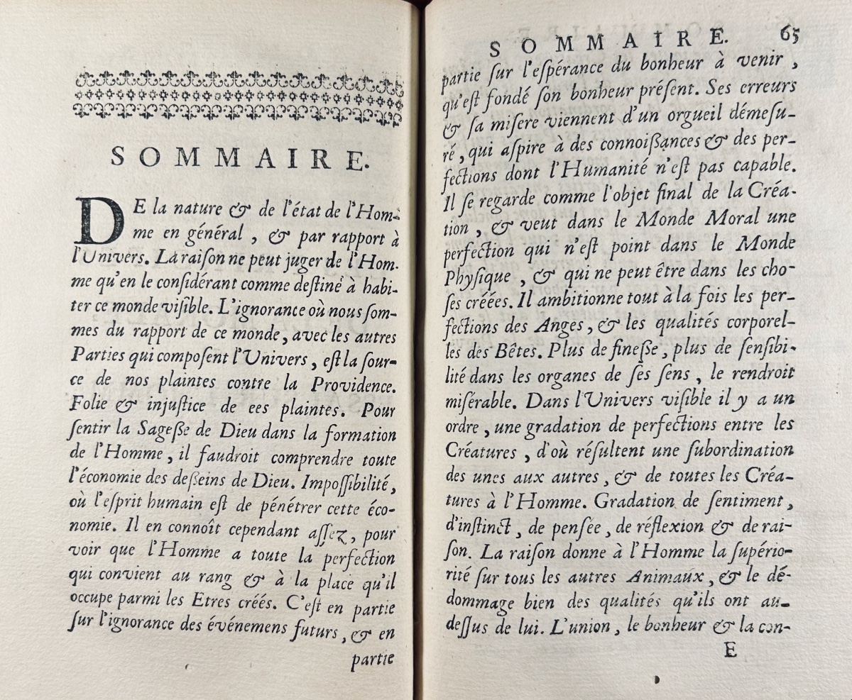 POPE (Alexander) - Les principes de la morale et du goût en deux poèmes. Chez Briasson, 1737.-photo-5