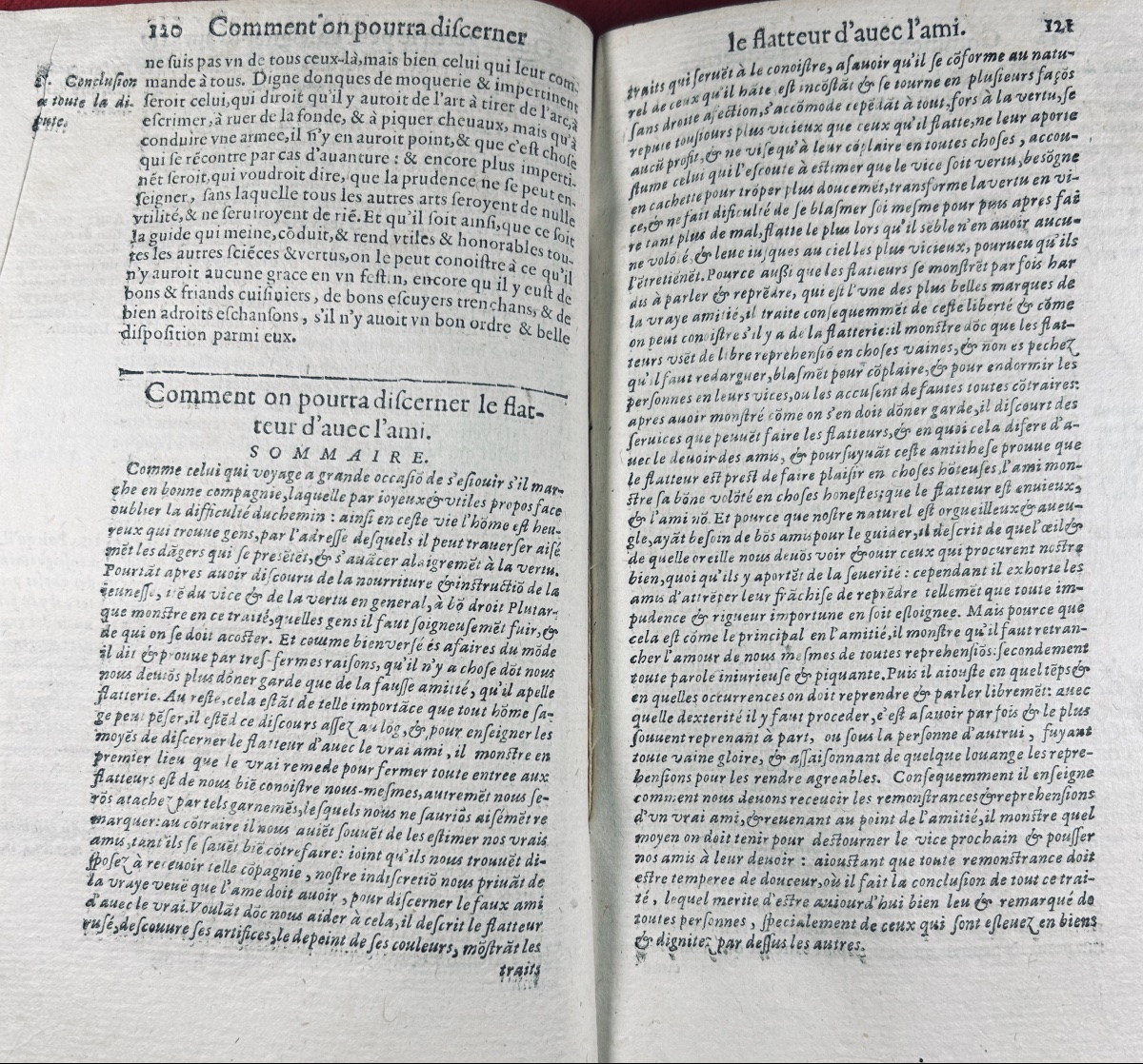 Plutarch - The Moral Works Of Plutarch. Geneva: Stoer, 1621, In A Contemporary Binding.-photo-5