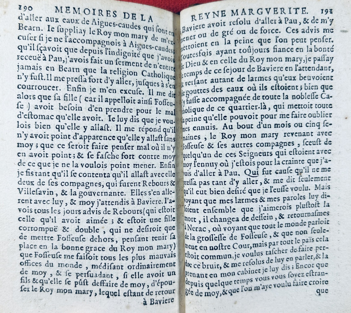 Marguerite De Valois - Memoirs Of Queen Marguerite. Published By Foppens, 1658, Beautiful 19th-century Binding-photo-3