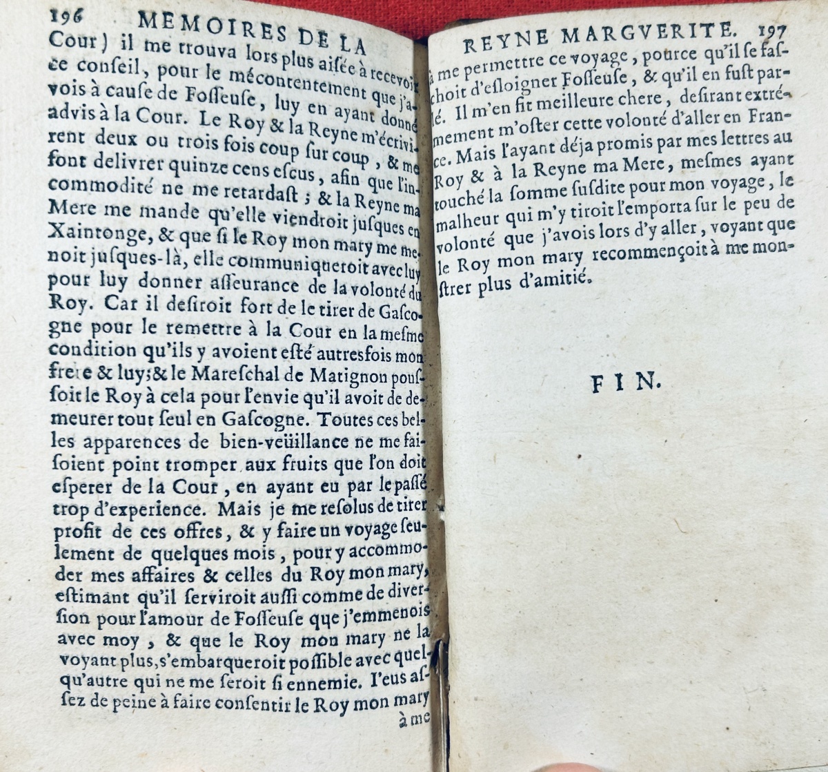 Marguerite De Valois - Memoirs Of Queen Marguerite. Published By Foppens, 1658, Beautiful 19th-century Binding-photo-6