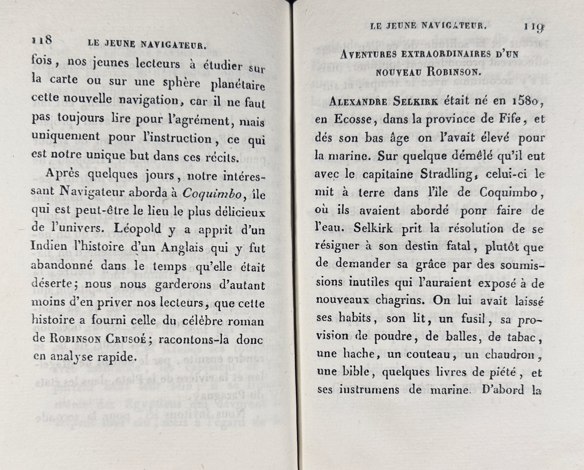 [GUISIN (J.-P.-R.)] - Le Jeune navigateur, ou Les Merveilles de la mer. Masson et Yonet, 1830.-photo-7